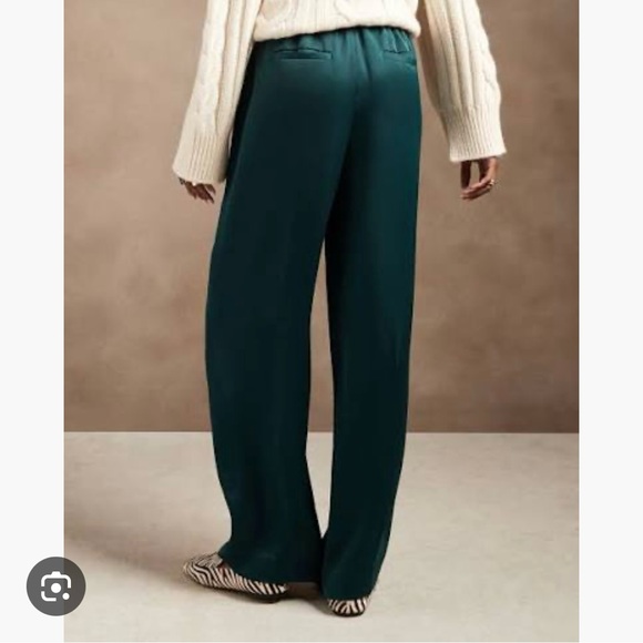 BR satin wide leg pants size XS - Picture 2 of 7